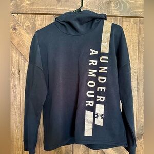 Under Armour Women’s Small Black and Gold Hooded SweatShirt